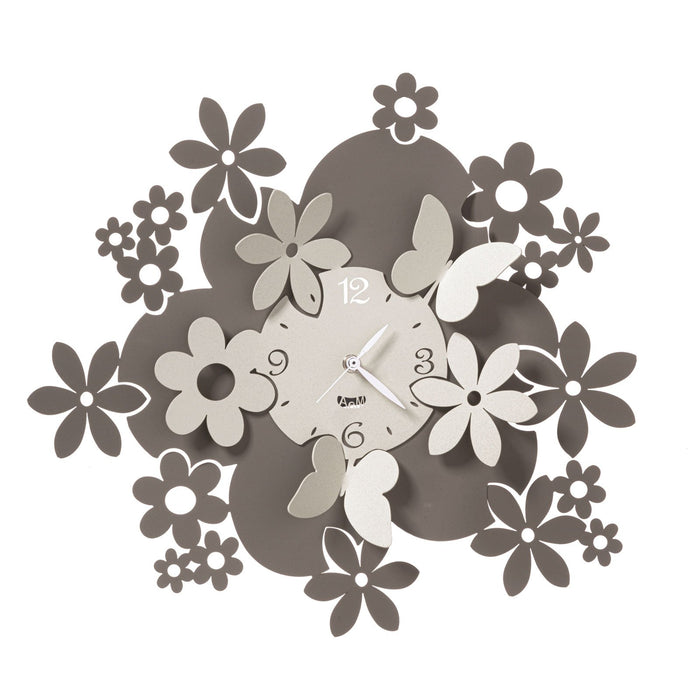 Arti e Mestieri Flowers Daisy Wall Clock - Made in Italy