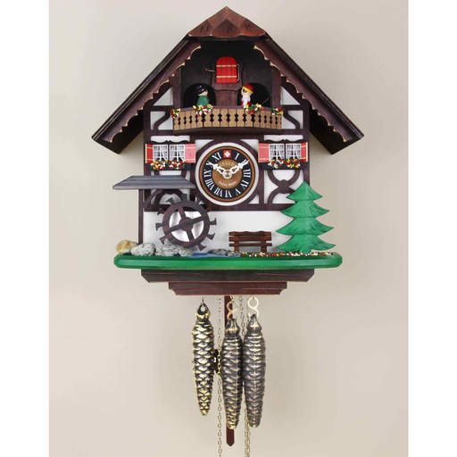 Loetscher - The White Chalet Swiss Cuckoo Clock - Made in Switzerland - Time for a Clock
