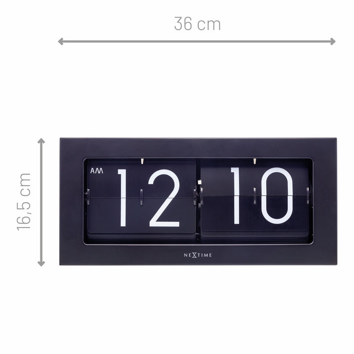 NeXtime - Big Flip Wall Clock - Time for a Clock