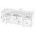 Butler Loft White TV Stand & Entertainment Center - Time for a Clock