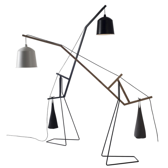 Covo - A Floor Lamp Made in Italy - Time for a Clock