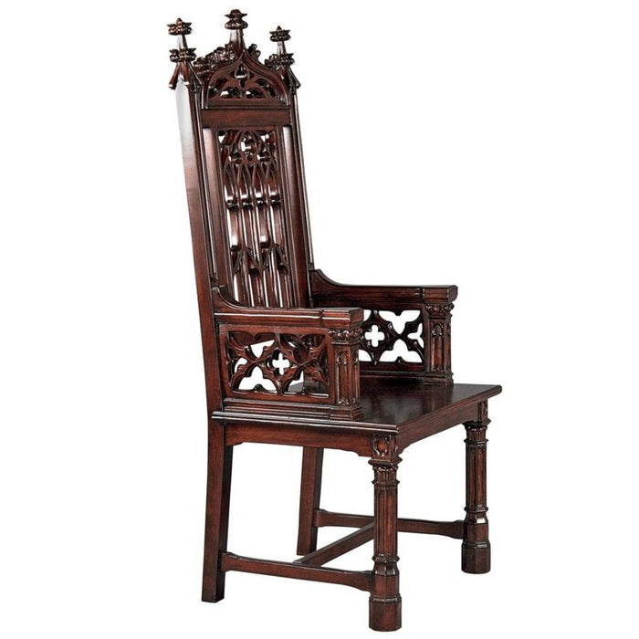 Design Toscano Gothic Tracery Cathedral Chair