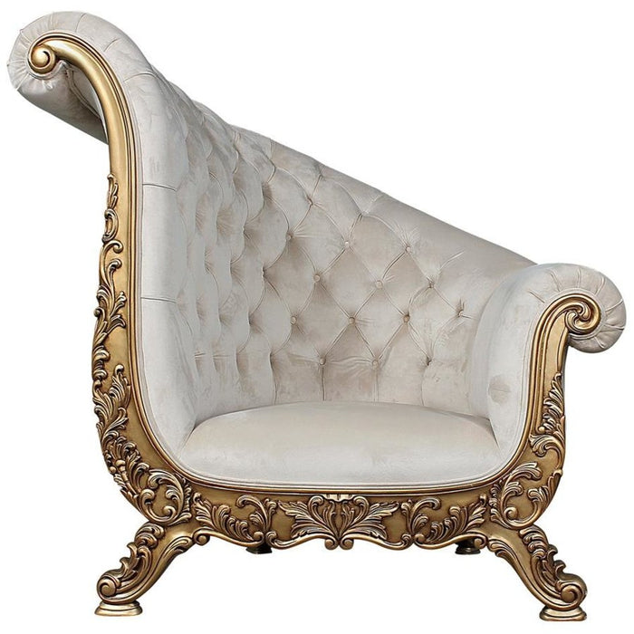 Design Toscano Lombard Art Deco Winged Sofa Chair