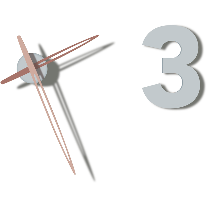 Tothora Barcelona Flower - Contemporary Wall Clock by Josep Vera - Made in Spain - Time for a Clock