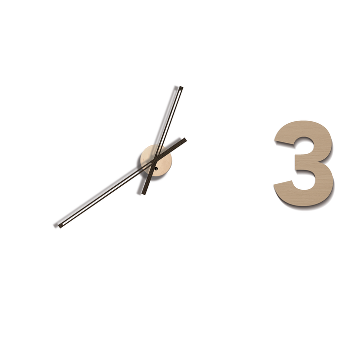 Tothora Barcelona Three - Contemporary Wall Clock Handmade by Josep Vera - Made in Spain - Time for a Clock