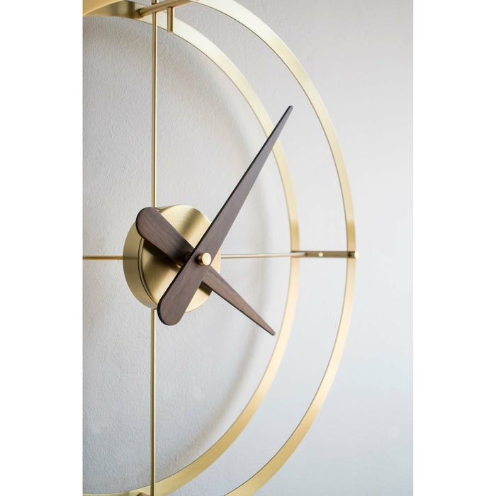 Nomon Dos Puntos Premium Wall Clock in Gold - Made in Spain
