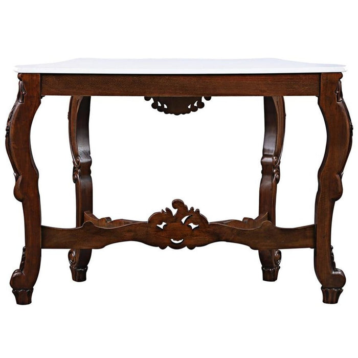 Design Toscano The Royal Baroque Marble-Topped Hardwood Console Table