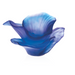 Daum - Arum Bleu Nuit Decorative Flower - Time for a Clock