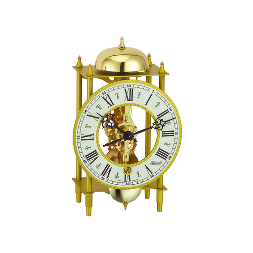Hermle Lahr Mechanical Gold Skeleton Table Clock - Made in Germany - Time for a Clock