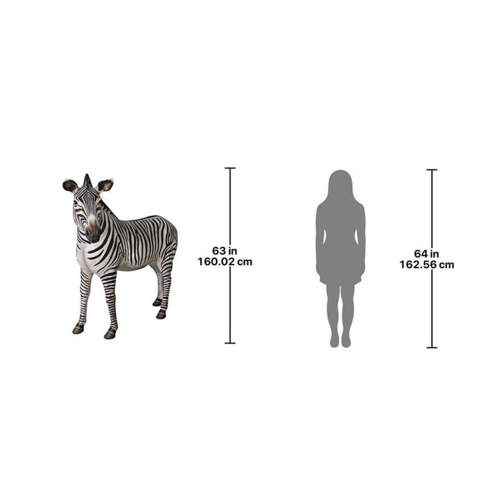Design Toscano Grand-Scale African Zebra Statue