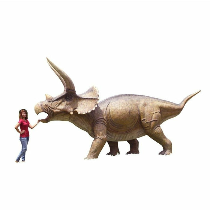Design Toscano Giant Charging Titan Triceratops Dinosaur Statue