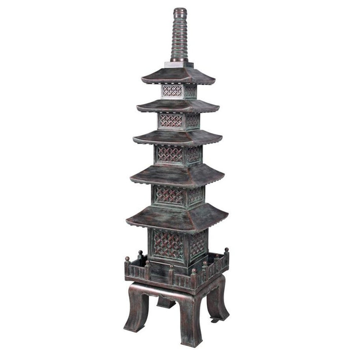 Design Toscano The Nara Temple Asian Garden Pagoda Statue: Grande