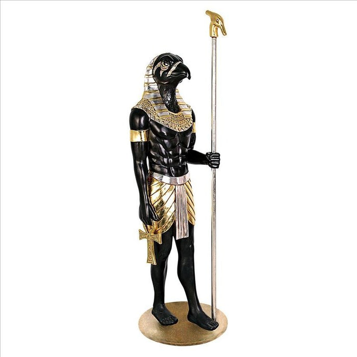 Design Toscano The Egyptian Grand Ruler Collection: Life-Size Horus Statue
