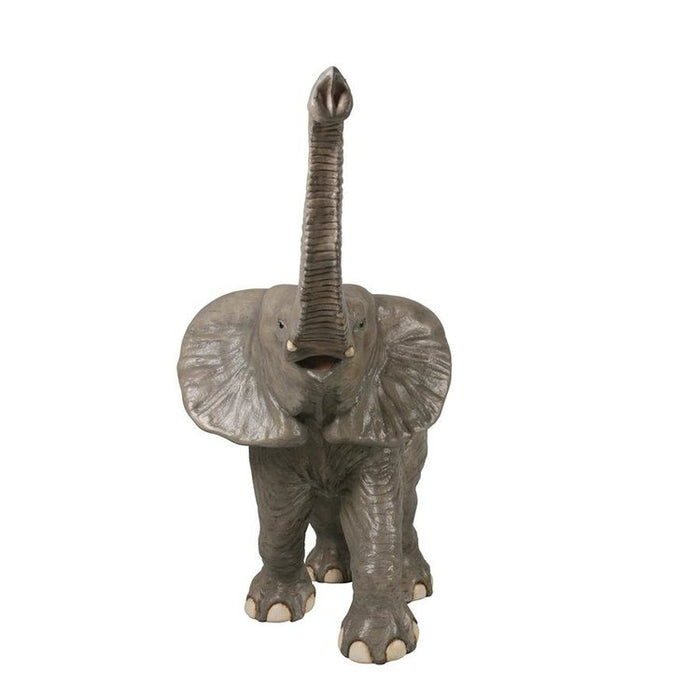 Design Toscano Good Luck, Trunk-Up Baby Elephant Statue