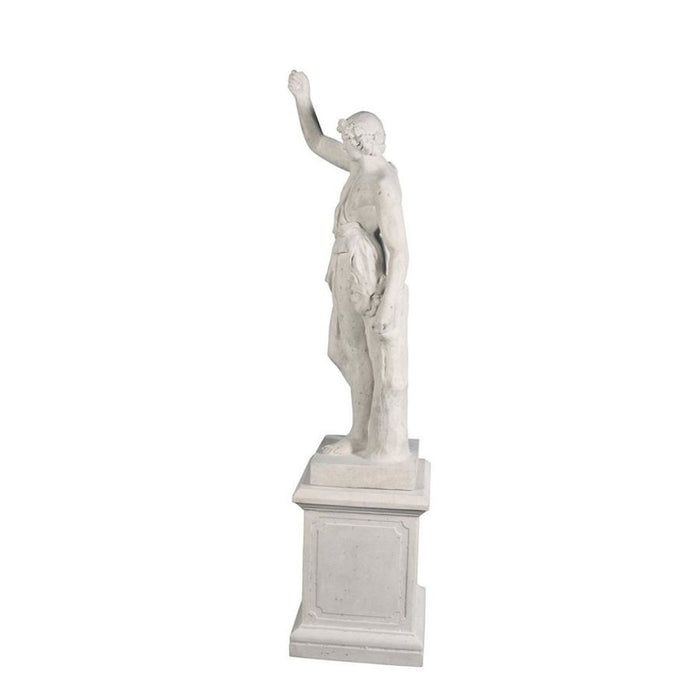 Design Toscano Hercules with Nemean Lion Pelt Garden Statue with Plinth