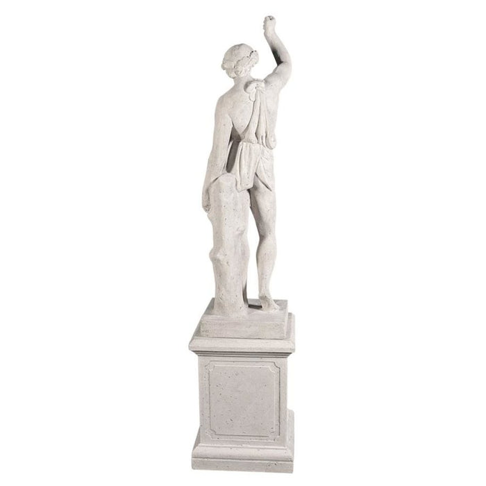 Design Toscano Hercules with Nemean Lion Pelt Garden Statue with Plinth