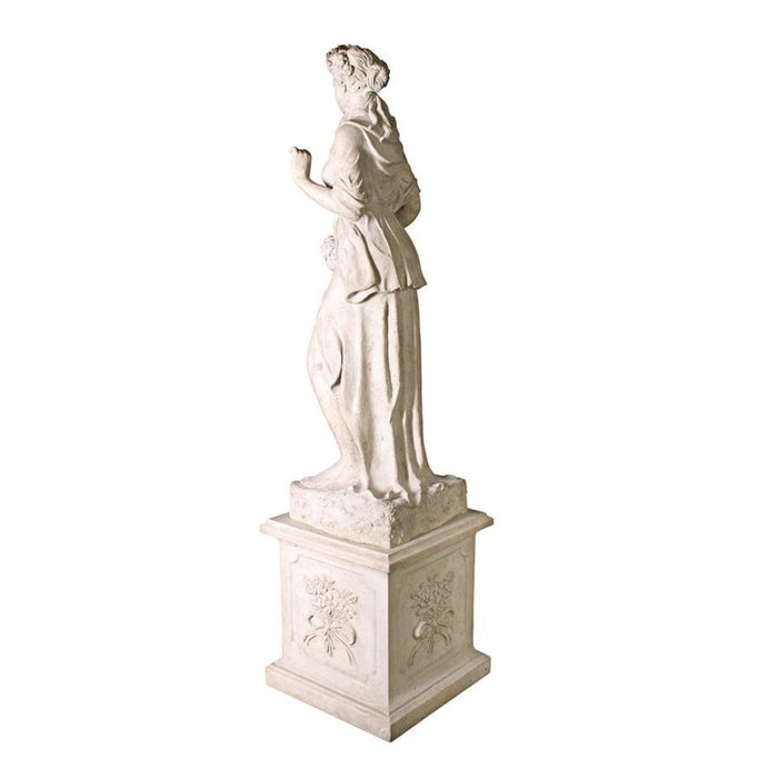 Design Toscano The Four Goddesses of the Seasons Statue: Spring Statue & Plinth
