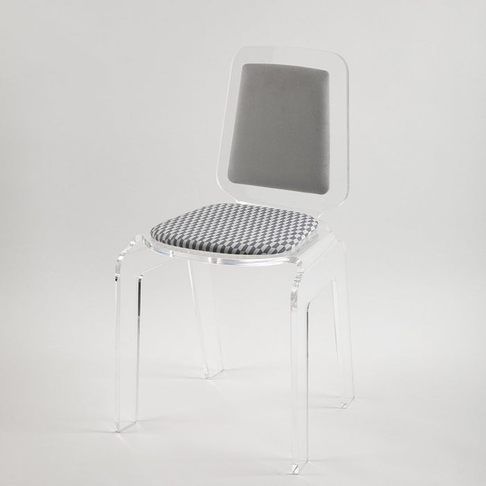Vesta Pure Chair in Acrylic Crystal - Made in Italy