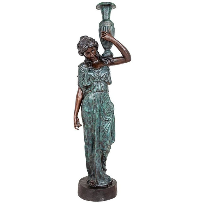 Design Toscano Dione the Divine Water Goddess Cast Bronze Garden Statue