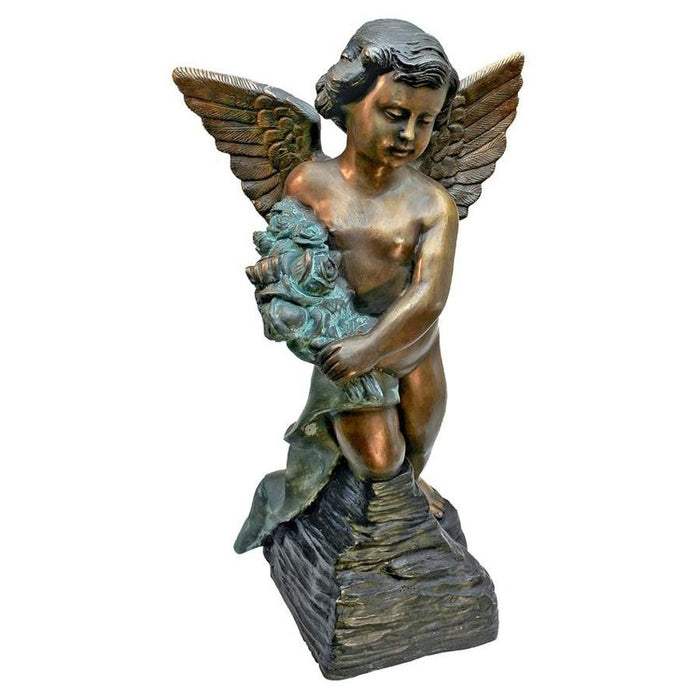 Design Toscano Memorial Angel Cast Bronze Garden Statue