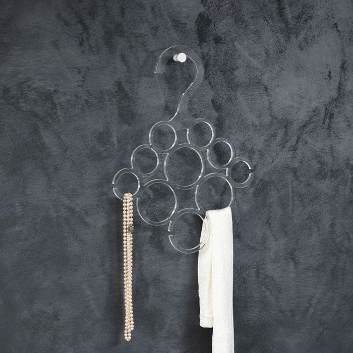 Vesta Ring Wall Hanger in Acrylic Crystal - Made in Italy