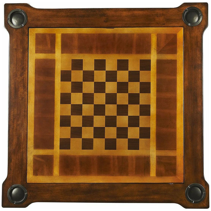 Butler Antique Cherry Multi-Game Card Table - Time for a Clock