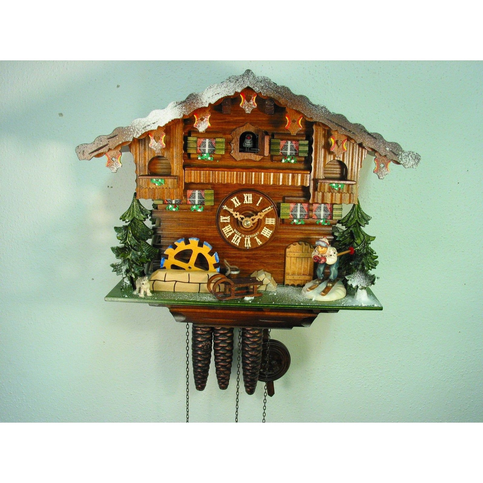 August Schwer Chalet-Style Cuckoo Clock 3.0503.01.P Made in Germany ...