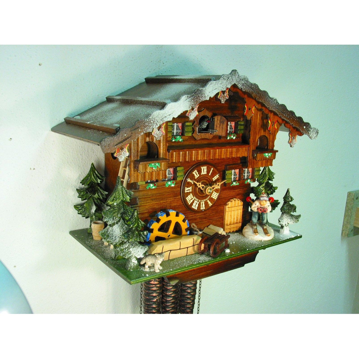 August Schwer Chalet-Style Cuckoo Clock 3.0503.01.P Made in Germany ...