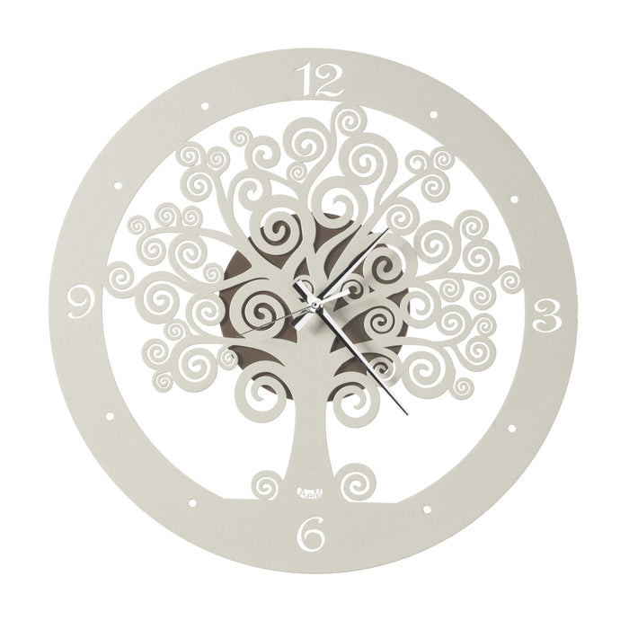 Arti e Mestieri Tree of Life Symbolic Small Wall Clock - Made in Italy