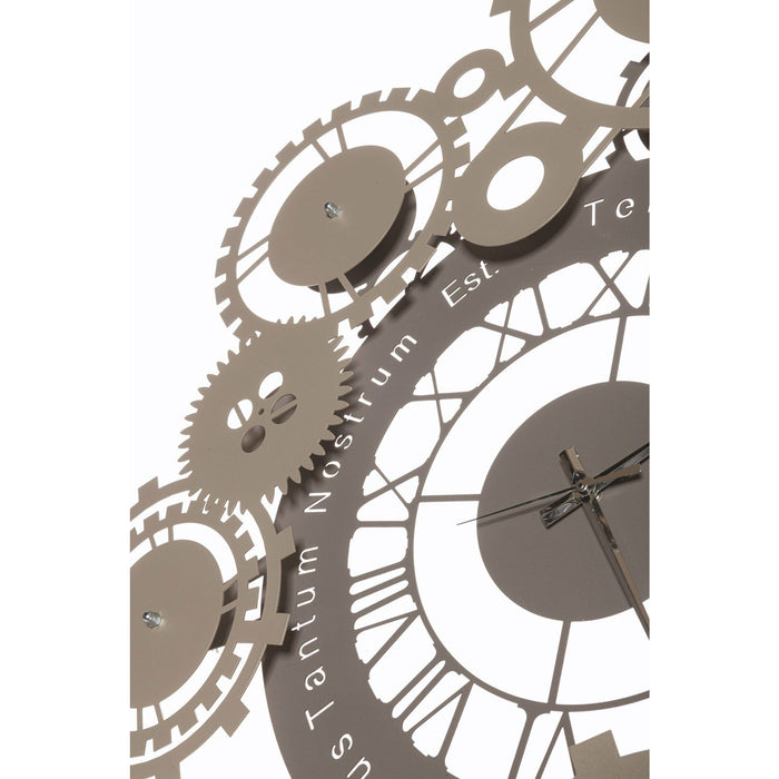 Arti e Mestieri Tempus Contemporary Wall Clock with Quote - Made in Italy