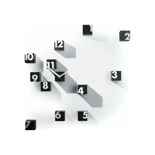 Progetti - Rnd Time Wall Clock in Black & White - Made in Italy - Time for a Clock