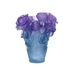 Daum - Crystal Small Rose Passion Vase in Blue & Purple - Time for a Clock