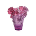 Daum - Crystal Small Rose Passion Vase in Red & Purple - Time for a Clock