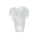 Daum - Crystal Small Rose Passion Vase in White - Time for a Clock