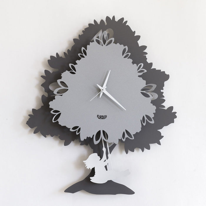 Arti e Mestieri Tree Pendulum Wall Clock - Made in Italy
