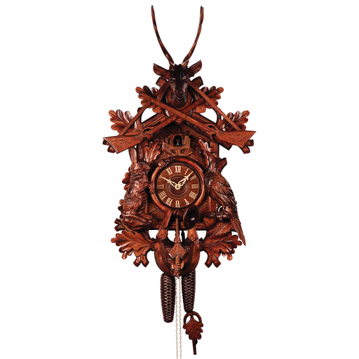 Rombach and Haas - Carved Style Cuckoo Clock 3650  - Made in Germany - Time for a Clock