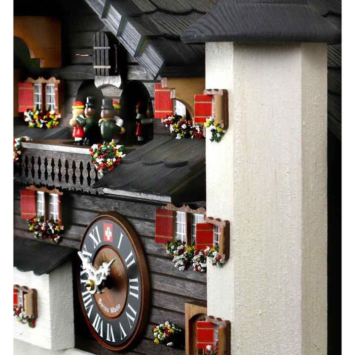 Loetscher - The Winemaker’s Chalet Swiss Cuckoo Clock - Made in Switzerland - Time for a Clock