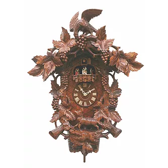 Rombach & Haas - Fox, Raven and Grapes Cuckoo Clock 4554  - Made in Germany - Time for a Clock