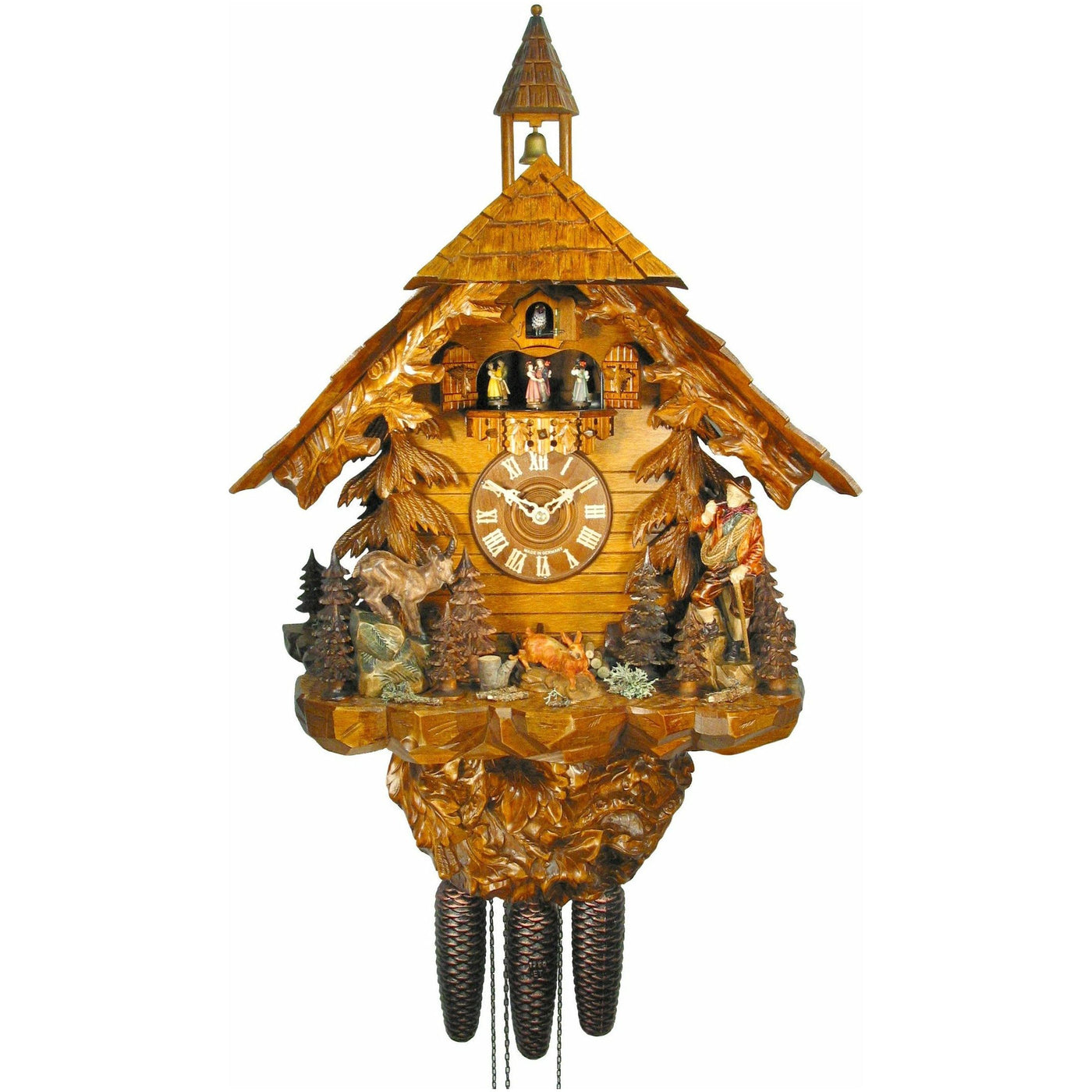 August Schwer Chalet-Style Cuckoo Clock 5.8863.01.P Made in Germany ...