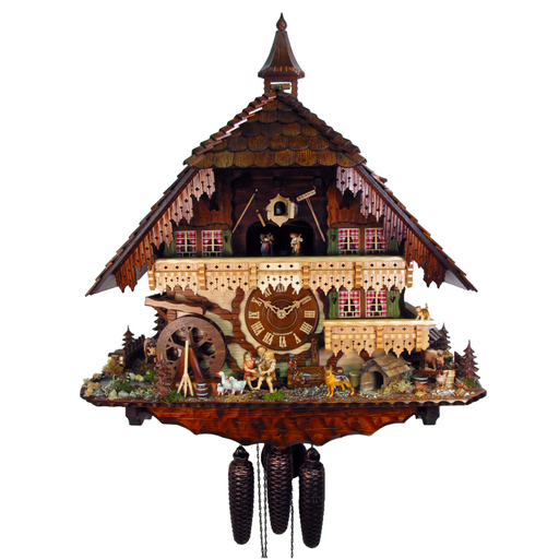 August Schwer Cuckoo Clock Chalet Style- 5.8877.01.P - Made in Germany - Time for a Clock