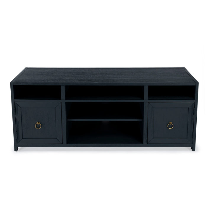 Butler Blue TV Stand & Entertainment Center - Time for a Clock