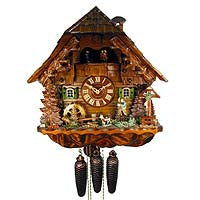August Schwer Chalet-Style Cuckoo Clock - 5.8859.01.C - Made in Germany - Time for a Clock