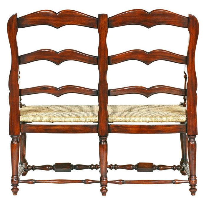 Design Toscano French Provincial Ladderback Settee