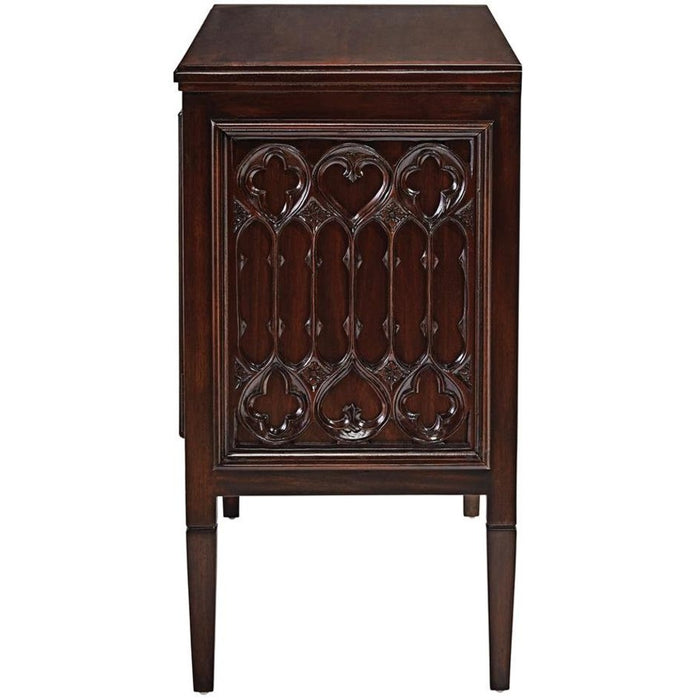 Design Toscano Canterbury Abbey Gothic Cabinet Console Table