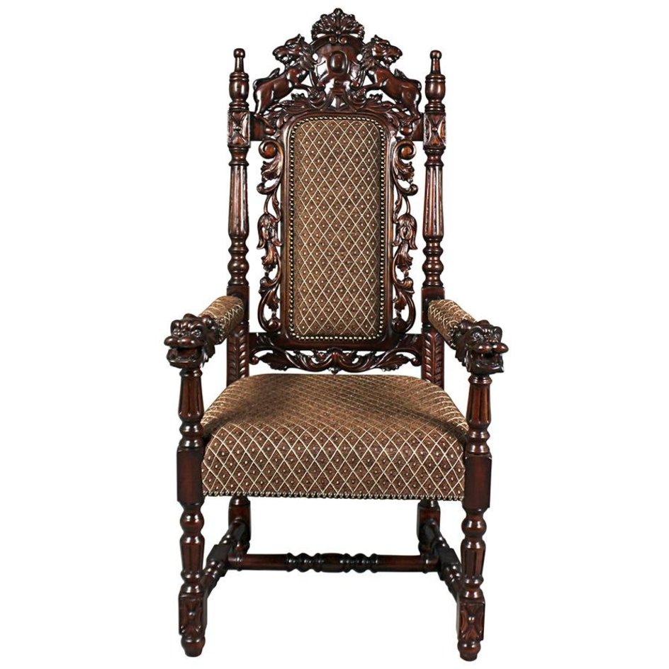 Design Toscano Medieval Cross Frame Chair