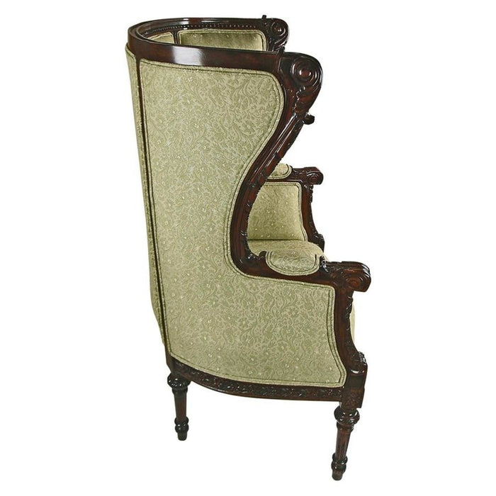 Design Toscano Louis XVI Wingback Armchair