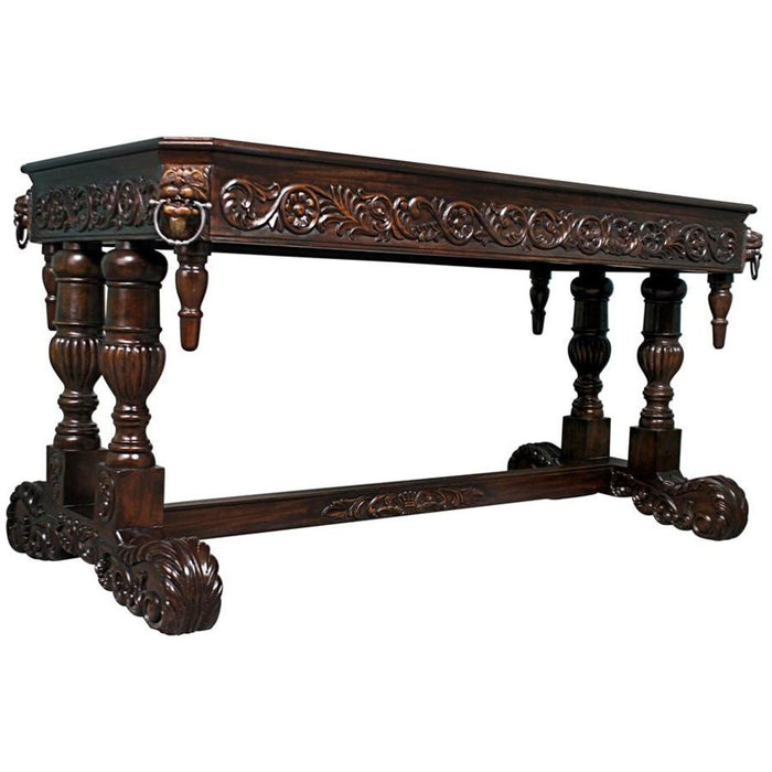 Design Toscano Sir Benedict's Renaissance Library Table