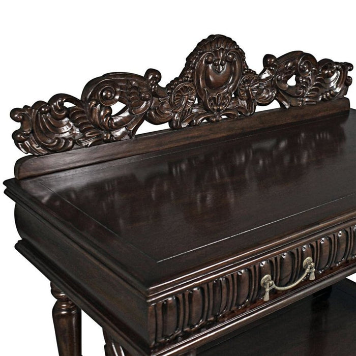 Design Toscano The Lord Raffles Winged Lion Buffet Table