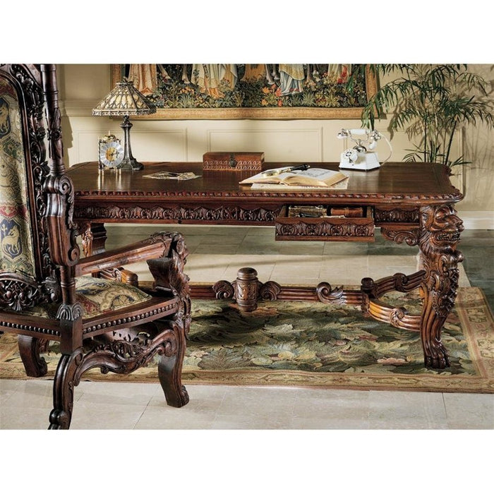 Design Toscano The Lord Raffles Lion Table