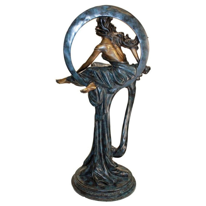 Design Toscano Alphonse Mucha's, Maiden of the Arts Cast Bronze Garden Statue